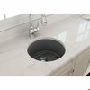 Bocchi 18.5 in W x 18.5 in L x 9 in H, Fireclay, Fireclay Kitchen Sink 1361-006-0120